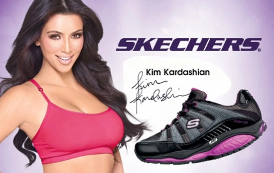Одна из неудачных коллабораций — Ким Кардашьян и Skechers